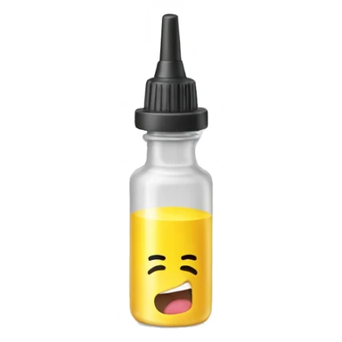 Nail glue bottle sticker