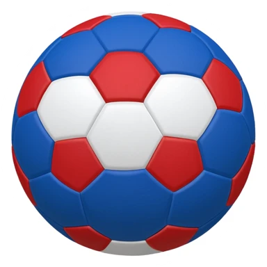 football ball blue (#00A3E0) and red (#F9423A) sticker