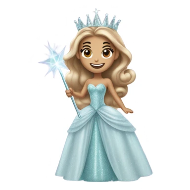 Ariana Grande in wicked as Glinda sticker