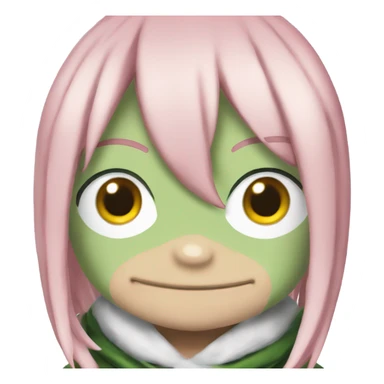 Frosch from the anime “fairy tail” sticker