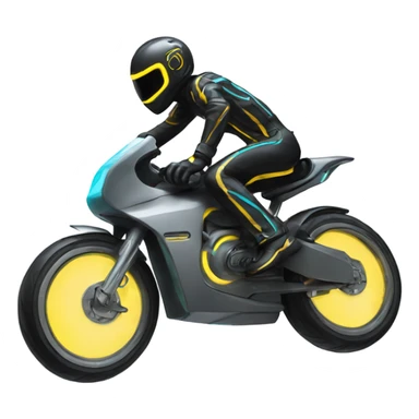 tron bike wheelie  sticker