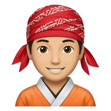 sushi master with bandana sticker
