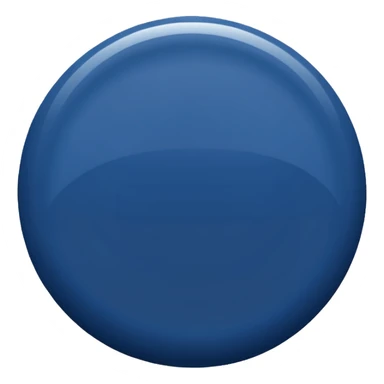 navy blue circle emoji, i want to use it for a message sticker