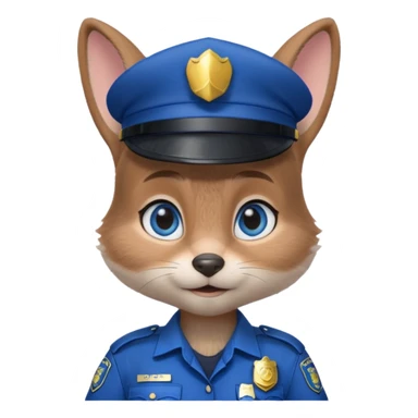 Judy Hopps from the Zootopia Disney movie sticker