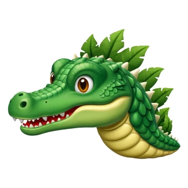 Hazme un avión con cabeza de cocodrilo sticker