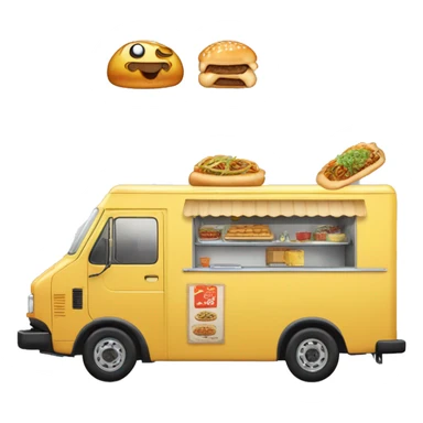 Toyota 86 1973 food truck  sticker