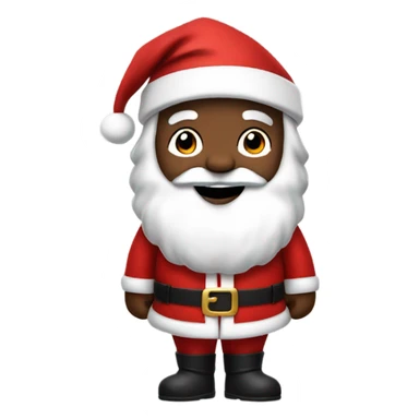 black santa clause  sticker