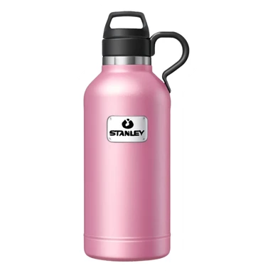 pink stanley water bottle sticker