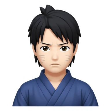 Sasuke on pose sticker