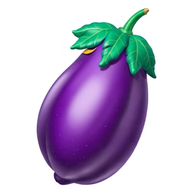 jeff koons inflatable eggplant pinata sticker