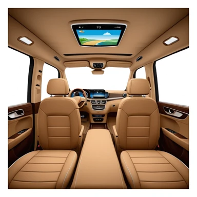 Mercedes Benz V Class Spacious cabin sticker