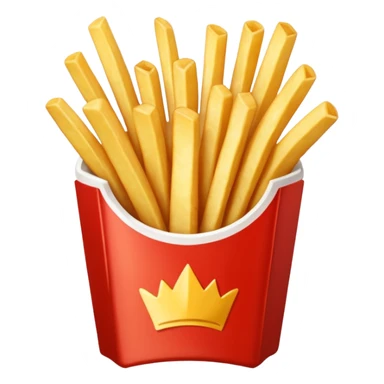 Porzione di patatine media (senza faccina) sticker