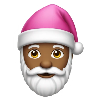 Pink Santa Claus  sticker