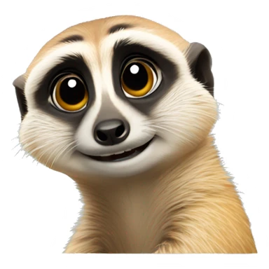 Shy Meerkat sticker