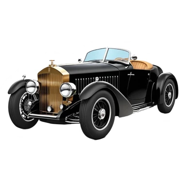 Wednesday Adam’s Blood stained Satanic Darth Vader black Bare bones (channeled cowl) drag racing and speed record modified (fenders removed) chopped streamlined sporty roadster that is a (stripped down) hot street rodded engine sports car 1952 Rolls Royce Woody futuristic  wide racing wheels sticker