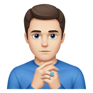 The vampire diaries Stefan blue daylight ring  sticker