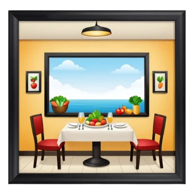 healthy food restaurant sticker