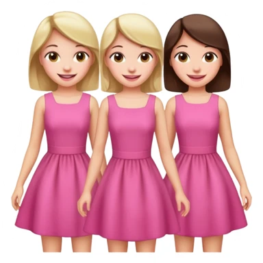 بنات ورديات sticker