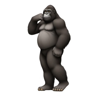 El Burj khalifa con un gorila  sticker