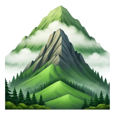 Like a foggy oregon mountain  sticker