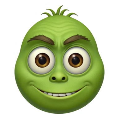 Mike Wazowski (one eye) from the Monsters Inc. Pixar movie sticker