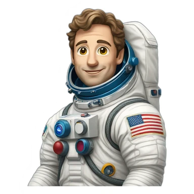 Thomas pesquet astronaut  sticker