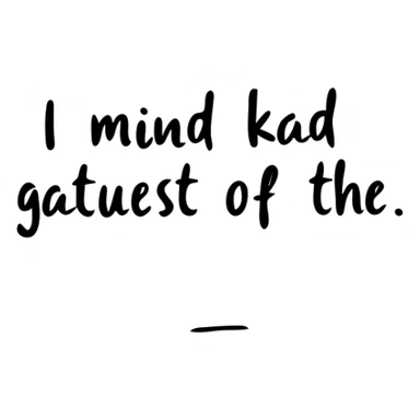 quotes icon, hand-drawn black outlined style sticker