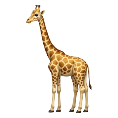 High resolution giraffe  sticker