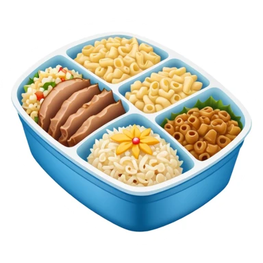 hawaiian plate lunch takeout sticker