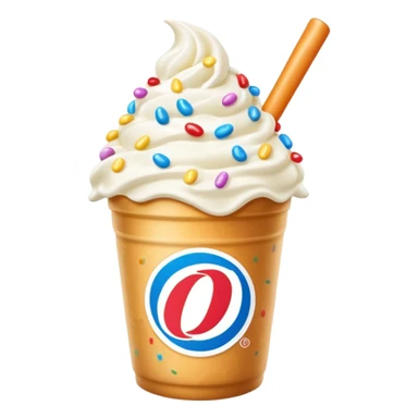 Dairy Queen blizzard sticker