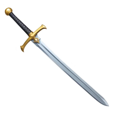 a sharp sword with metallic blade, kılıç sticker