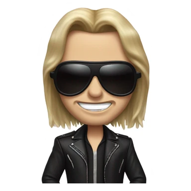 Photorealistic Gene Simmons with Macaulay Culkin  sticker