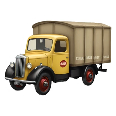 1950 Jowett Bradford removals lorry  sticker