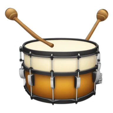 pandereta instrumento percusión sticker