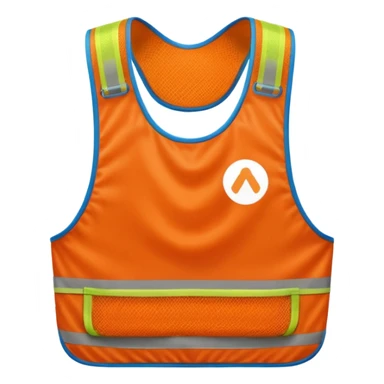 Training bib used for soccer training  sticker