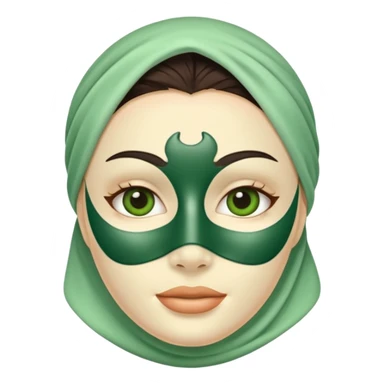 skin care masque soin visgae  sticker