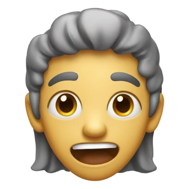 Sticking toung out and exicited  sticker