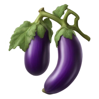 Veiny eggplant  sticker