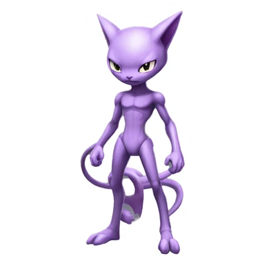  Cool Edgy Genesect-Mewtwo-Mew Full Body sticker
