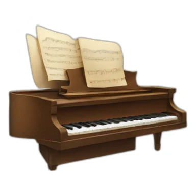 Note de piano fa sticker