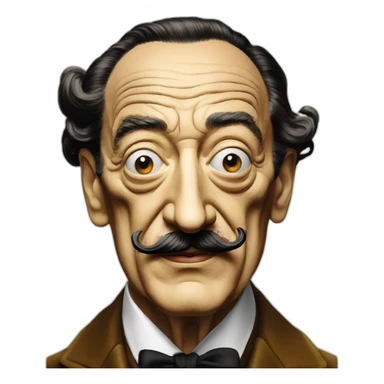 salvador dali sticker