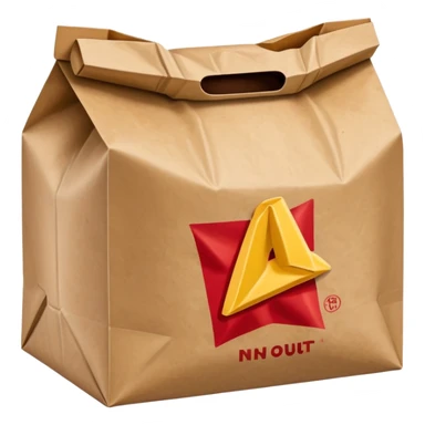 In-N-Out takeout bag sticker