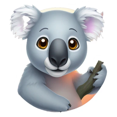 koala through thermal optic sticker