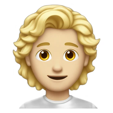 white young man with blonde hair coding on a macbook sticker