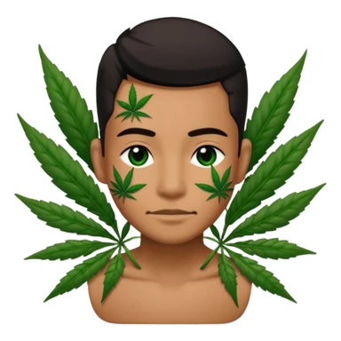 twitch black MrRunNGun weed sticker