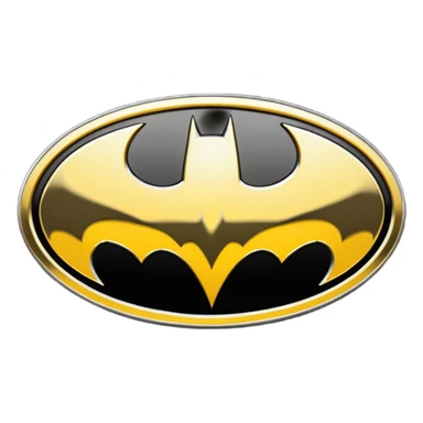 Batman logo sticker