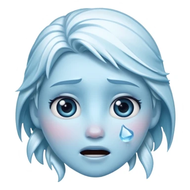 cold expression emoji character moving sticker