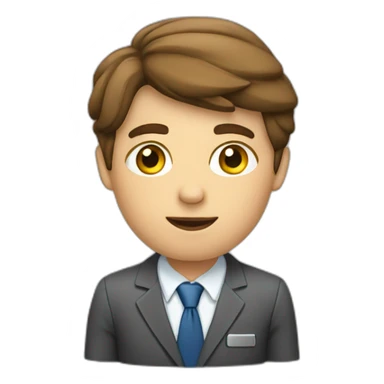 workingin office sticker