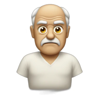 old and grumpy sticker