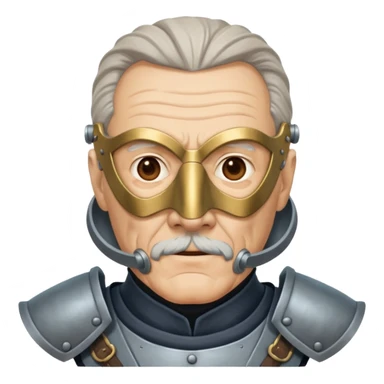 Elderly iron man sticker